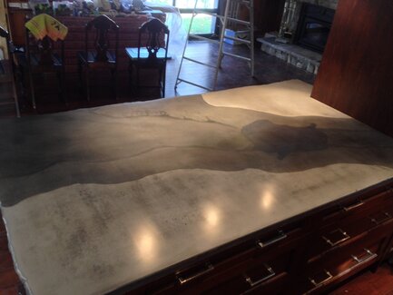 Custom-concrete-countertops-stained